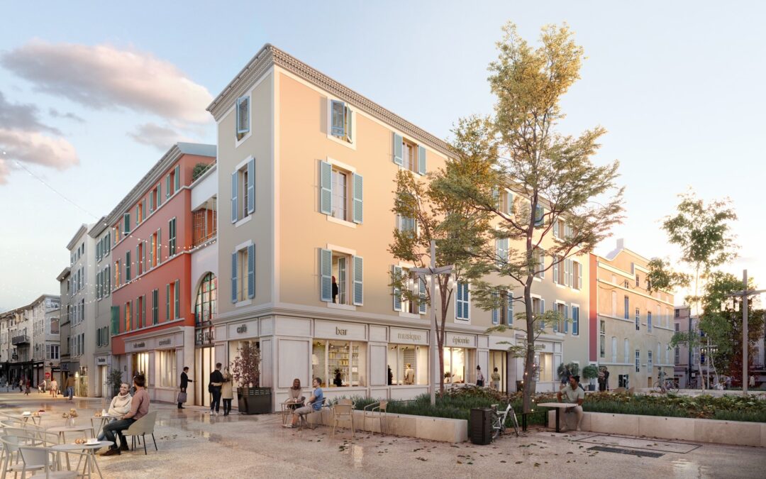 Restructuration de l’îlot des Halles – Montélimar (26)