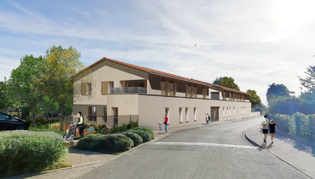 Construction d’un bâtiment multi-accueil  « Les 3 petits chaussons » (crèche),  un ALSH « L’Arlequin » et 6 logements locatifs – Alixan (26)